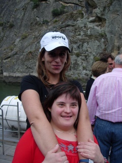 Noe y Marga en el barco