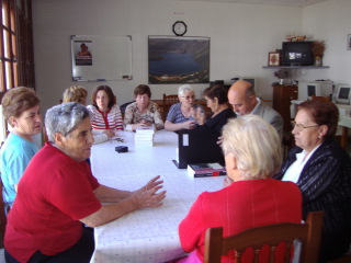 Grupo de Ribadelago con Fidel