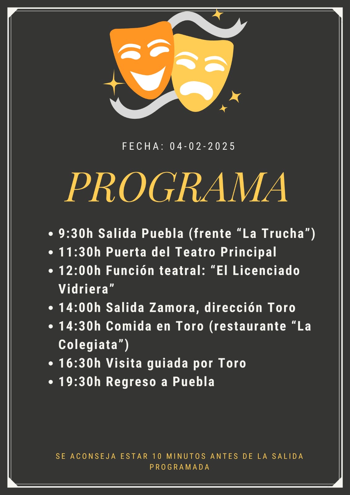PROGRAMA TEATRO PROGRAMA TEATRO