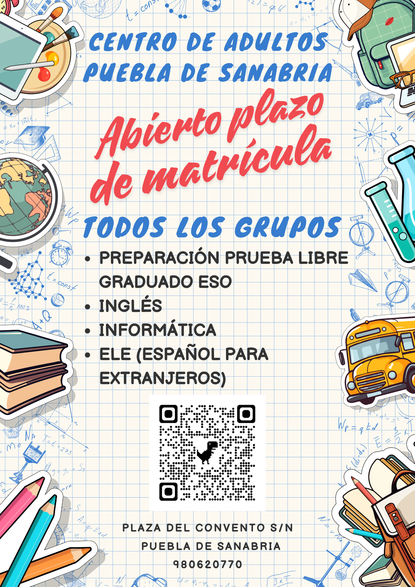 Abierto plazo de matrícula 24-25